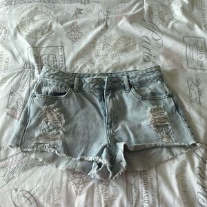 Pacsun ripped denim shorts